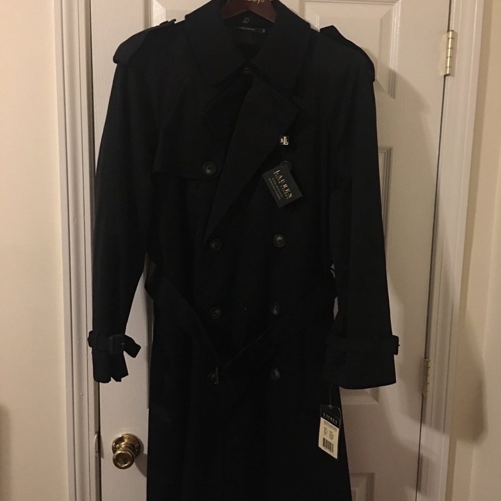 New Ralph Lauren Double Breasted Trench Coat Men